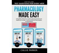 Callie Parker Pharmacology Made Easy (Tascabile) Meds Made Easy