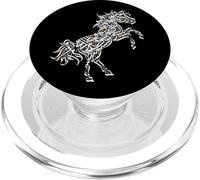Calligrafia araba Cavallo arabo - Poesia Al-Mutanabbi PopSockets PopGrip per MagSafe