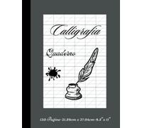 Calligrafia Quaderno: Quaderni Per la Calligrafia e lettering | Quaderno Per Esercizi Di Calligrafia E Hand Lettering | 120 Pagine