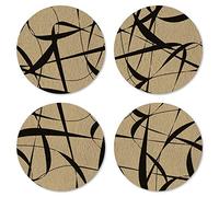 calligrafia su fondo marrone dorato.