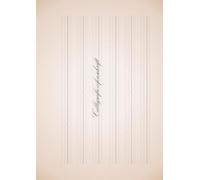 Calligrafie-oefenschrift groot formaat [A4-formaat] Bovenkant ingebonden, enkelzijdig bedrukt, 120 vellen; doordrukvrij; pagina's zijn uitneembaar voor gebruik.