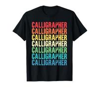 Calligrafo - Colorato Maglietta