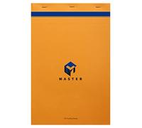 Calligraphe 10714C Pacco da 5 taccuini Master a punto METALLICO Arancione (marchio Clairefontaine)- A4+ 21x31,8 cm - 100 Fogli a Quadretti piccoli - Carta 70 g - copertina Avvolgente