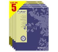 Calligraphe 17493AMZC conf. 5 quaderni 24x32cm 96p colori assort.