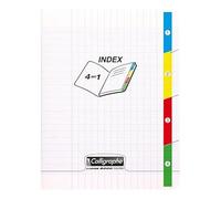 Calligraphe 18215C - 8000 POLYPRO, 4 indice, quaderno in piqué, incolore, 17 x 22 cm, 96 p, 90 g