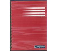 Calligraphe 2406C - Conf. 10 quaderno spirale A4 21x29,7 cm 100 p 70g