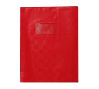 Calligraphe Copertina 71103C Madras rossa grana grossa 17x22 cm portaetichetta/segnapagine PVC opaco
