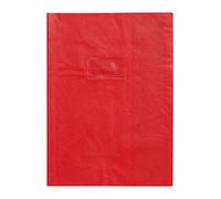 Calligraphe 72203C Copertina a grana grossa effetto cuoio Ribes Rosso - A4 21x29,7 cm - 22/100 con Portaetichetta - PVC Opaco
