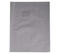 Calligraphe 72513C Copertina a grana grossa effetto cuoio Grigio - 24x32 cm - 22/100 con Portaetichetta - PVC Opaco