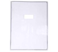 Calligraphe 73401C Copertina Cristal Incolore - 24x32 cm - 12/100 con Portaetichetta - PVC Trasparente Liscio