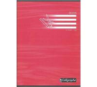 Calligraphe 7555C QUADERNO da disegno (un marchio di Clairefontaine) - 24x32 cm - 96 pagine a tinta Unità bianche - carta da disegno 120 g - copertina carta riciclata verniciata - colore Casuale