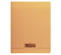 Calligraphe Clairefontaine 18128 C 17 x 22 cm a righe Staple Bound Notebook con 48 fogli, colore: arancione