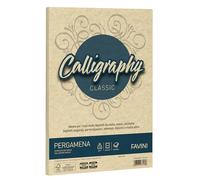 carta calligraphy pergamena - a4 - 190 gr - crema 05 - favini - conf. 250 fogli