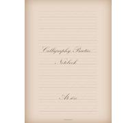 Calligraphy Practice Notebook A4size