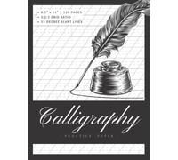 Calligraphy Practice Paper: Calligraphy Practice Paper and Workbook for Lettering Artists & Beginners | Caligraphy Practice Paper/Workbook for Hand ... | Classic Black Ink Set Design 8.5”x11”