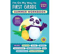Callisto Publis I'm on My Way to First Grade Summer Workbook: 200+ P (Tascabile)