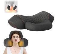 Callixe - Cuscino per il collo Thera, cuscino riscaldato per il collo, massaggio cervicale, cuscino cervicale per dormire, cuscino cervicale in memory foam per alleviare il dolore (nero)