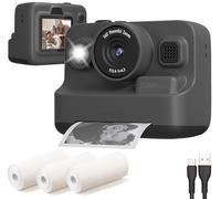 Callstel Full-HD Sofortbildkamera con stampante termica, display IPS da 2,4", batteria ricaricabile, zoom digitale 16x