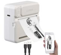 Callstel Mini stampante termica portatile Bluetooth 5.1 con app, 200 dpi, batteria ricaricabile