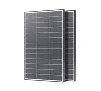 Callsun 100W N-Type 16BB Pannello Solare,Modulo Solare Monocristallino, Ideale per Batterie 12V, Camper, Impianti da Balcone, Casette da Giardino, Barche e Campeggio (2PCS 100W)