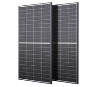Callsun Bifacciale Pannello Solare 200W, N-Type 16BB Modulo Solare Monocristallino, Ideale per Balconi, Tetti, Casette da Giardino, Barche e Applicazioni Agricole(2PCS 200W)