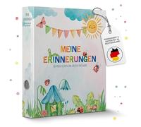 CALLUNA Raccoglitore "My Erinnerungen" con foro per maniglia, raccoglitore per presepi, raccoglitore per asilo, produzione economica delle risorse, incluso gioco di caccia al tesoro, regalo