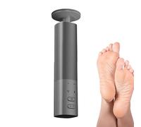 Callus Remover Electric, Foot File Device, 6.06x1.73in Rechargeable Pedicure Filer, Interchangeable Heads Tool, Travel Spa Accessory for Indoor, Home Use, Portable Equipment