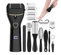 Callus Remover, Foot Care Kit, Ergonomic Design, Dry Skin Remover, Electric Foot File with Multiple Grinding Heads for Hard, and Cracked Skins, 6.22x2.56x1.5 Inches