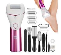 Callus Remover, Foot Care Kit, Ergonomic Design, Dry Skin Remover, Electric Foot File with Multiple Grinding Heads for Hard, and Cracked Skins, 6.22x2.56x1.5 Inches