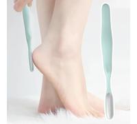 Callus Remover Foot Scrubber - Ergonomico per la pulizia delle dita dei piedi a mano lunga | Riutilizzabile su entrambi i lati, Strumento per la pulizia profonda e le crepe del tallone, Piedi Dead Ha