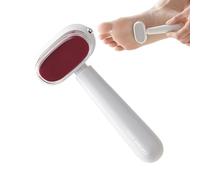Callus Remover For Feet - Double Sided Pedicure File Tool, Comfortable Grip Handle | Foot Care Rasp For Dry Heel Skin Grooming Home Travel Daily Spa