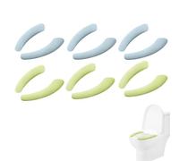 CALLYSONIC 6 coprisedili per WC, morbidi, assorbenti, lavabili per tutti i WC (blu)