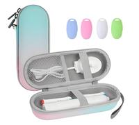 CALLYSONIC Custodia da viaggio spazzolino elettrico con 4 coperture per spazzolini da denti, custodia compatibile con Oral B, Phlipss Sonicare tutti gli spazzolini elettrici, custodia da viaggio per