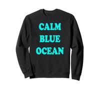 Calm Blue Ocean Mindful Meditazione Mantra Felpa