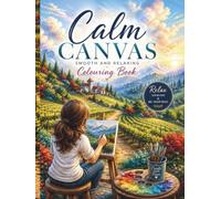 Calm Canvas a smooth and relaxing Colouring Book: Discover serenity through these thoughtfully crafted, elegant line art designs.
