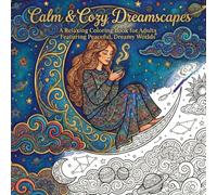 Calm & Cozy Dreamscapes: A Relaxing Coloring Book for Adults Featuring Peaceful, Dreamy Worlds