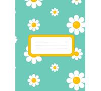 Calm Floral Notebook: Daily use notbook for students and journals ruled notebook & 120-Page Lined Journal for Notes & Planning