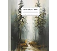 Calm Forest Journal: Relaxing Nature Notebook for Stress Relief, Focus & Clarity: Misty Trees, Soft Light & Quiet Nature Escape - Aesthetic Writing diary for Mindfulness, Productivity & Mental Calm