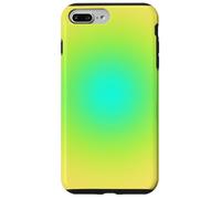 Calm Healing Joy Aura Gradient Blue Green Yellow Custodia per iPhone 7 Plus/8 Plus