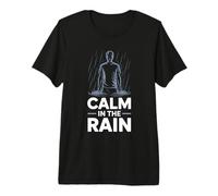 Calm in The Rain Amante Pioggia Accogliente Maglietta Premium