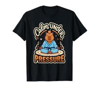 Calma sotto Pressione Marziale Capybara Jiu Jitsu Arts Maglietta