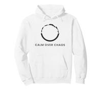 Calma sul Caos - Minimal Zen Circle Felpa con Cappuccio