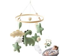 Calmante Solo Per Bambini Crib Mobile - Morbido Crib Sicuro Mobile Con Tema Di Dinosauro Verde, Giocattolo Traspirante Calmante Per Le Ragazze Compleanno La Serenità Con Stile: Adorna La Culla