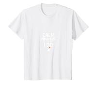 Calmati Prima di Fare Te Calmas o Te Calmo Avviso Divertente Maglietta, Bambini, Bianco, 2 Anni