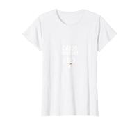 Calmati Prima di Fare Te Calmas o Te Calmo Avviso Divertente Maglietta, Donna, Bianco, M