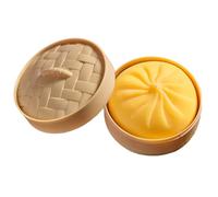 Calming Companion - Mini Bun Fidget Plaything for Focus, Flexible Material with Ergonomic Shape, Tactile Stress Reducer, Fun Interactive Sensory Tool, Compact Size for Kids, Students, Adults