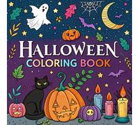 Calming Halloween Coloring Book featuring Cute Creepy Creatures: Perfect for Adults and Teens, Moments for Relaxation