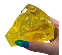 Calming Squeeze Sensory Toy, Relaxation Stress Relief Gadget, 5x3 Inches Sensory with Soft Feature, Cheese Figure Toy, Stress Relief with Cute Design, for Students Adults