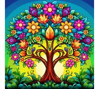 Calming Tree Mandalas: 300 Pages for Peaceful Coloring Moments.: Easy and delightful designs for moments of calm, reflection, and peace.