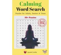 Calming Word Search Puzzle Book: Word Searches with Easy to Read Print about Calming and More | 6x9 inches, 110 pages | 50+ Puzzles … Gift for Vacations, Holidays and Relaxing Time